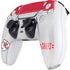 NFL Kansas City Chiefs White Striped PS5 Controller Skin