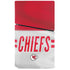 NFL Kansas City Chiefs White Striped PS5 Slim Disk Console Skin