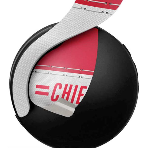 NFL Kansas City Chiefs White Striped PULSE 3D Wireless Headset for PS5 Skin