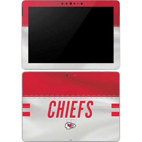 NFL Kansas City Chiefs White Striped Surface Go Skin