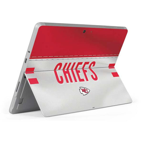 NFL Kansas City Chiefs White Striped Surface Go Skin