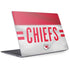 NFL Kansas City Chiefs White Striped Surface Laptop 3 13.5in Skin