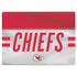 NFL Kansas City Chiefs White Striped Surface Laptop 3 13.5in Skin