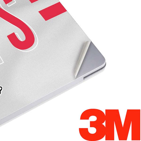 NFL Kansas City Chiefs White Striped Surface Laptop 3 13.5in Skin