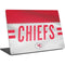 NFL Kansas City Chiefs White Striped Surface Laptop 4 15in Skin