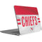 NFL Kansas City Chiefs White Striped Surface Laptop Studio Skin