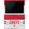NFL Kansas City Chiefs White Striped Surface Pro 6 Skin
