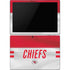 NFL Kansas City Chiefs White Striped Surface Pro 6 Skin