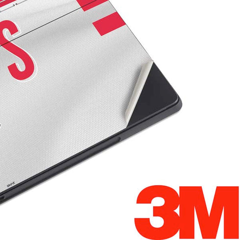 NFL Kansas City Chiefs White Striped Surface Pro 6 Skin