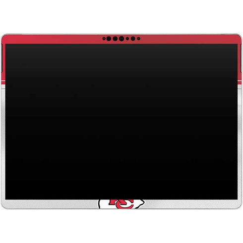NFL Kansas City Chiefs White Striped Surface Pro 9 Skin