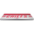 NFL Kansas City Chiefs White Striped Universal Laptop 15in (12.2 x 8.8in) Skin