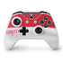 NFL Kansas City Chiefs White Striped Xbox One S Controller Skin