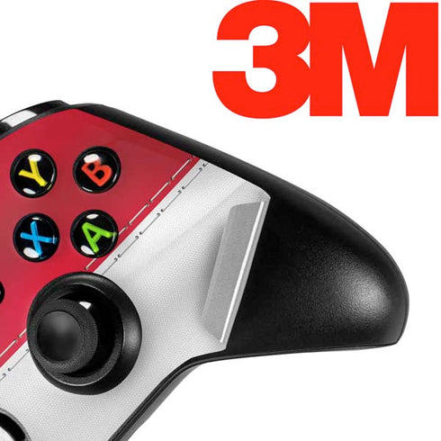 NFL Kansas City Chiefs White Striped Xbox One X Controller Skin