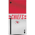 NFL Kansas City Chiefs White Striped Xbox Series X Console Skin