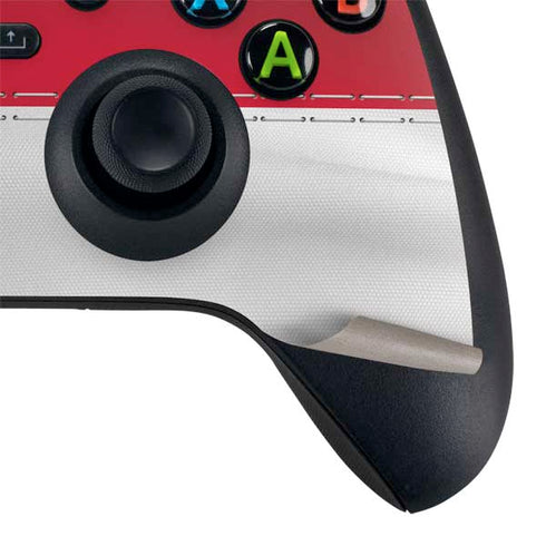 NFL Kansas City Chiefs White Striped Xbox Series X Controller Skin