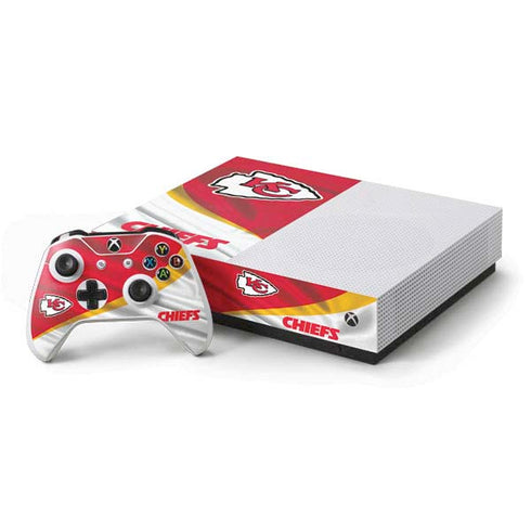 NFL Kansas City Chiefs Xbox One S All-Digital Edition Bundle Skin