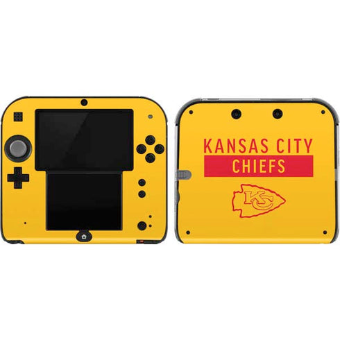 NFL Kansas City Chiefs Yellow Performance Series Nintendo 2DS Skin