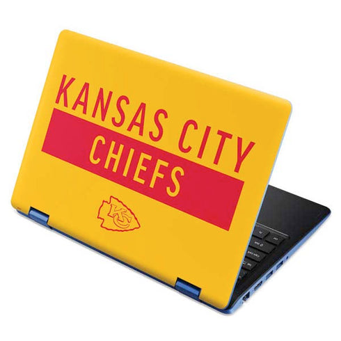 NFL Kansas City Chiefs Yellow Performance Series Aspire R11 11.6in Skin