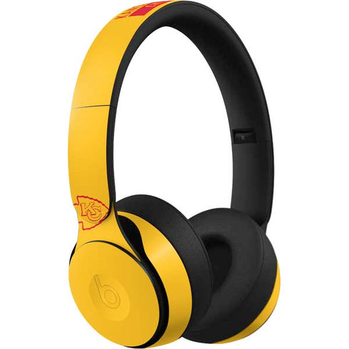 NFL Kansas City Chiefs Yellow Performance Series Beats Solo Pro Skin