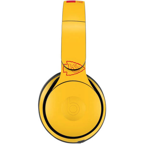NFL Kansas City Chiefs Yellow Performance Series Beats Solo Pro Skin