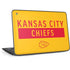 NFL Kansas City Chiefs Yellow Performance Series HP Chromebook Skin