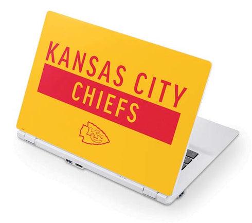 NFL Kansas City Chiefs Yellow Performance Series Acer Chromebook Skin