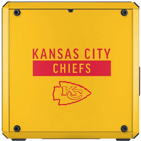 NFL Kansas City Chiefs Yellow Performance Series Cooler Master MasterBox Q300L Mini Tower Skin