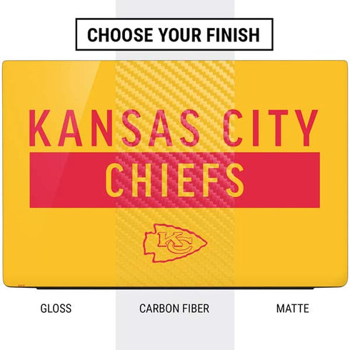 NFL Kansas City Chiefs Yellow Performance Series Dell Vostro Skin