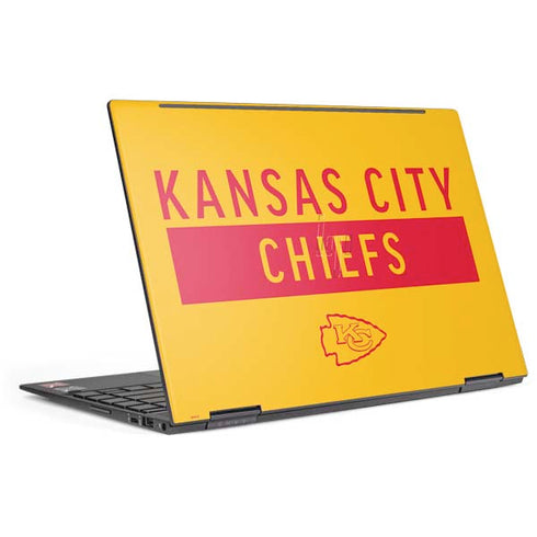 NFL Kansas City Chiefs Yellow Performance Series HP Envy Skin