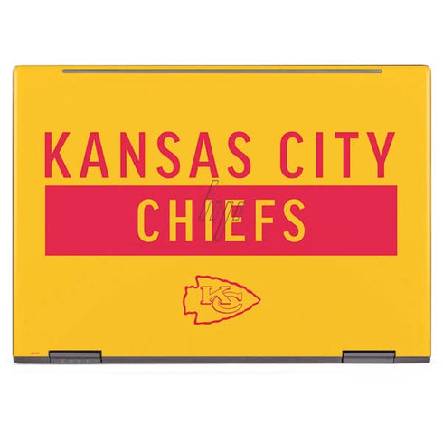 NFL Kansas City Chiefs Yellow Performance Series HP Envy Skin