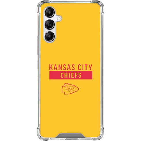 NFL Kansas City Chiefs Yellow Performance Series Galaxy A15 5G Clear Case