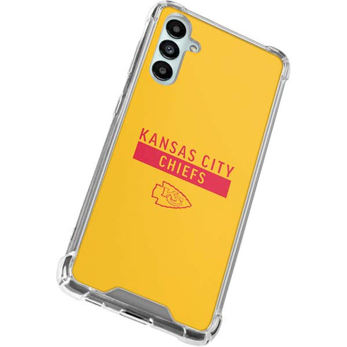 NFL Kansas City Chiefs Yellow Performance Series Galaxy A15 5G Clear Case