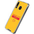 NFL Kansas City Chiefs Yellow Performance Series Galaxy A30 Clear Case