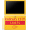 NFL Kansas City Chiefs Yellow Performance Series Galaxy Book 12in Skin