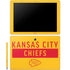 NFL Kansas City Chiefs Yellow Performance Series Galaxy Book 12in Skin