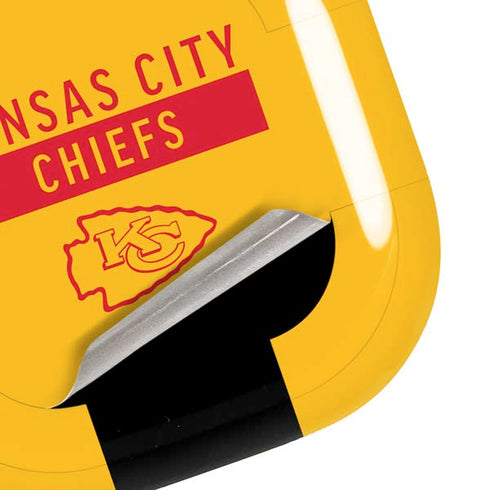 NFL Kansas City Chiefs Yellow Performance Series Galaxy Buds Pro Skin