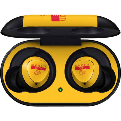 NFL Kansas City Chiefs Yellow Performance Series Galaxy Buds Skin