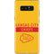 NFL Kansas City Chiefs Yellow Performance Series Galaxy Note 8 Skin