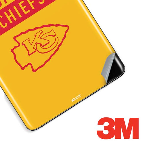 NFL Kansas City Chiefs Yellow Performance Series Galaxy Note 8 Skin