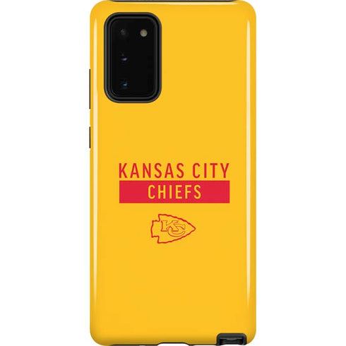 NFL Kansas City Chiefs Yellow Performance Series Galaxy Note20 5G Pro Case