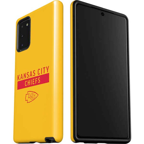 NFL Kansas City Chiefs Yellow Performance Series Galaxy Note20 5G Pro Case