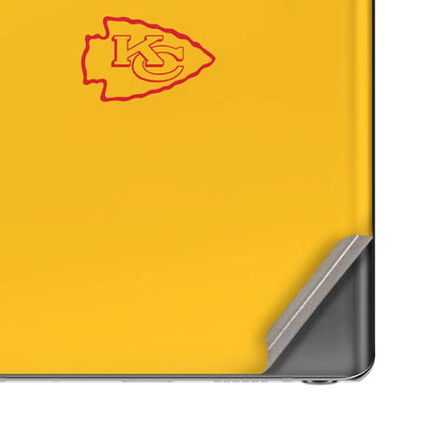 NFL Kansas City Chiefs Yellow Performance Series Galaxy Note20 5G Skin