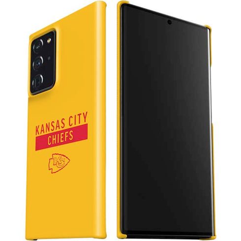 NFL Kansas City Chiefs Yellow Performance Series Galaxy Note20 Ultra 5G Lite Case