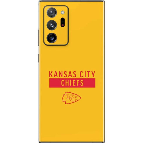 NFL Kansas City Chiefs Yellow Performance Series Galaxy Note20 Ultra 5G Skin