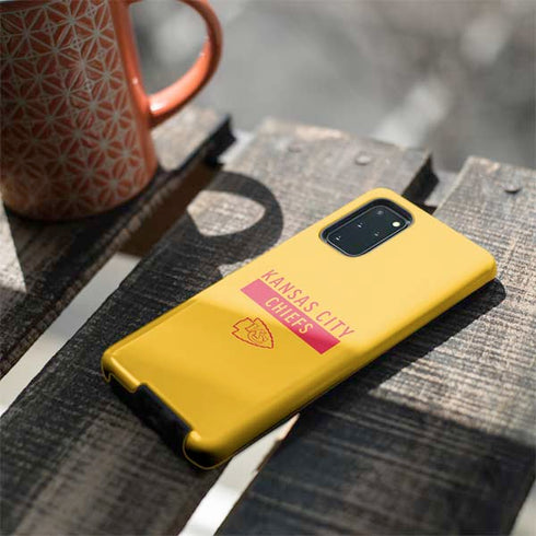 NFL Kansas City Chiefs Yellow Performance Series Galaxy S20 Plus Pro Case