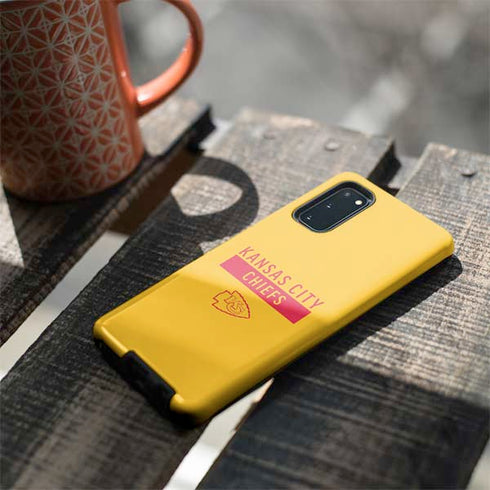 NFL Kansas City Chiefs Yellow Performance Series Galaxy S20 Pro Case