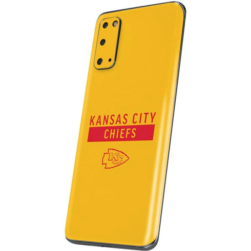 NFL Kansas City Chiefs Yellow Performance Series Galaxy S20 Skin