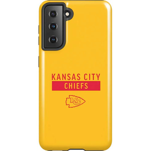 NFL Kansas City Chiefs Yellow Performance Series Galaxy S21 5G Pro Case