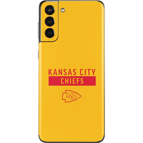 NFL Kansas City Chiefs Yellow Performance Series Galaxy S21 Plus 5G Skin