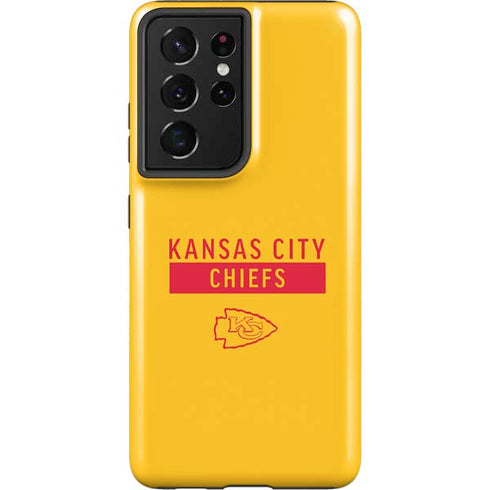 NFL Kansas City Chiefs Yellow Performance Series Galaxy S21 Ultra 5G Pro Case
